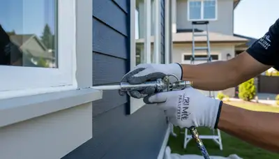 Professional caulking and sealing by house painters in Raleigh, NC to protect home exteriors