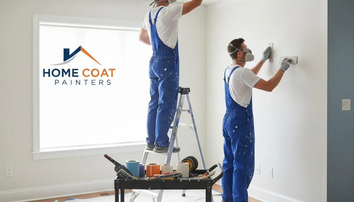 Professional drywall repair and wall restoration in Raleigh, NC home by expert painting contractors