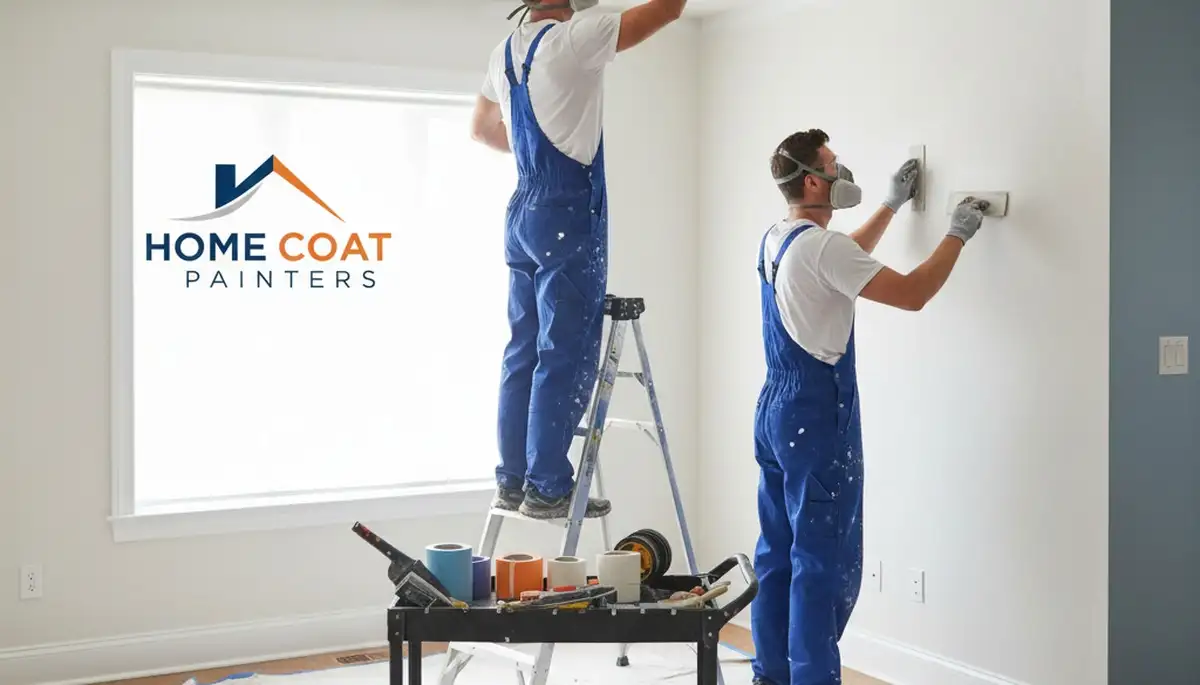 Professional drywall repair and wall restoration in Raleigh, NC home by expert painting contractors