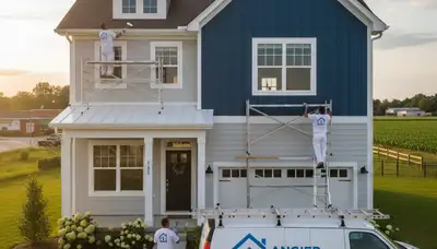 House painting contractors in Raleigh, NC providing exterior and interior painting services
