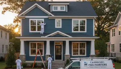 Professional house painting service in Raleigh, NC for residential exterior and interior projects