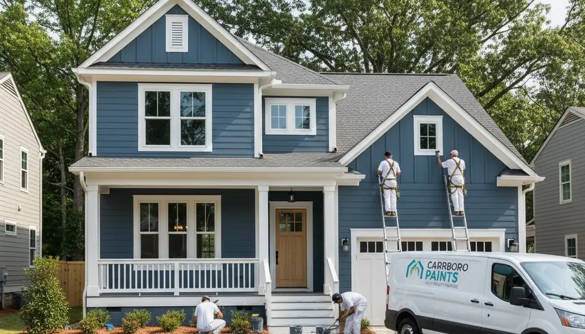 Professional house painters serving Raleigh, NC, for interior and exterior painting services
