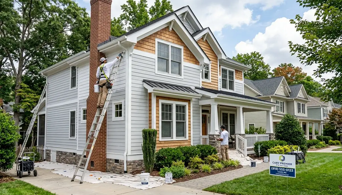 Professional house painters in Raleigh NC providing exterior home painting services