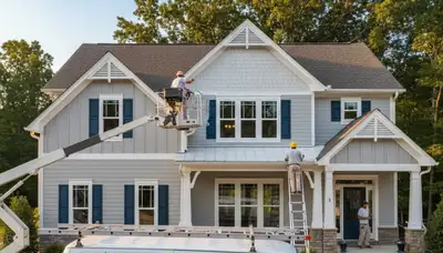 House painting team serving Raleigh, NC with professional residential painting services