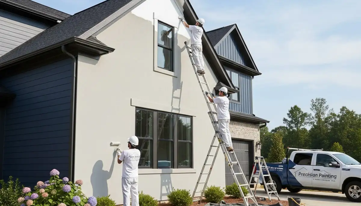 Professional house painting contractor serving Raleigh, NC for interior and exterior painting services