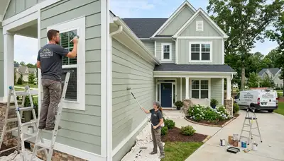 Professional house painters in Raleigh NC providing expert exterior and interior painting services