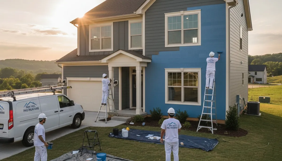 House painting contractor in Raleigh, NC providing interior and exterior painting services