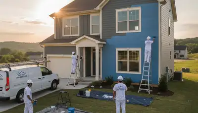 House painting contractor in Raleigh, NC providing interior and exterior painting services