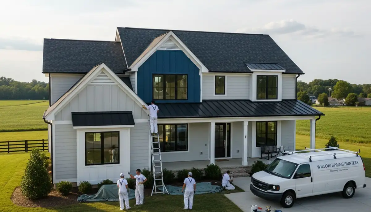 House painting contractors in Raleigh, NC providing interior and exterior painting services