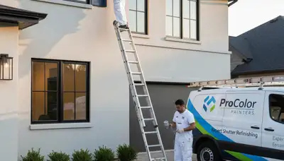 Professional shutter painting in Raleigh NC with durable, weather-resistant finish by local experts